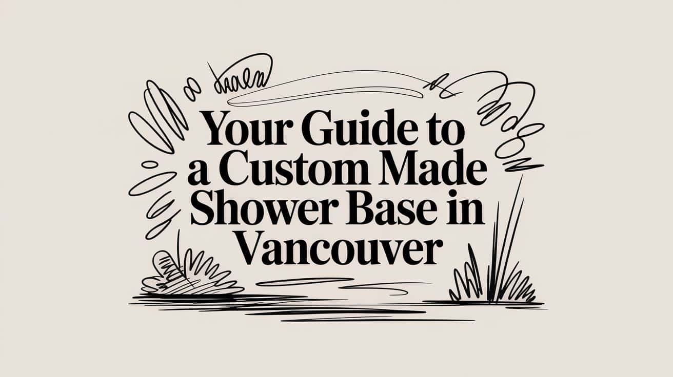 Guide to custom made shower base in Vancouver