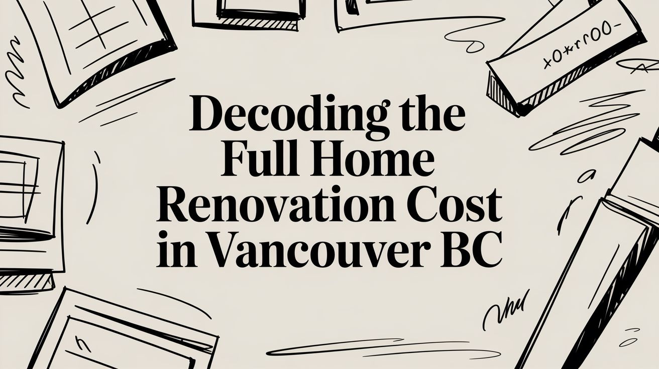 Full home renovation cost in Vancouver
