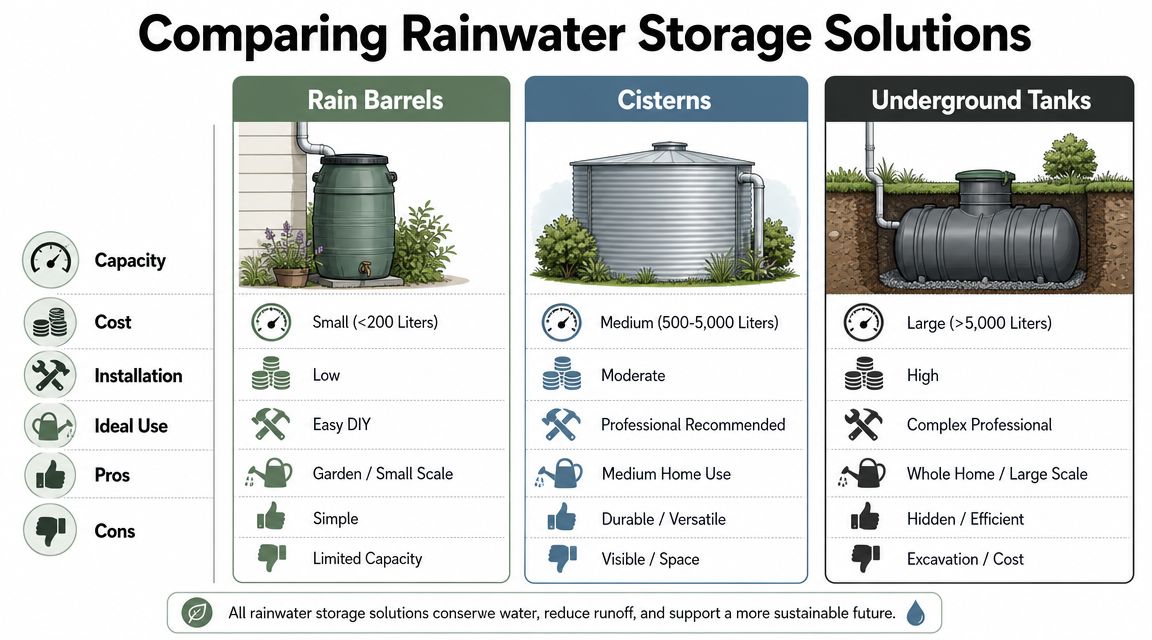Choosing Your System Type Barrels Cisterns and Tanks